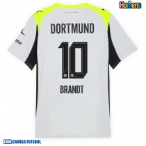 Camisa de Futebol Borussia Dortmund Julian Brandt #10 Equipamento Secundário 2025-26 Manga Curta
